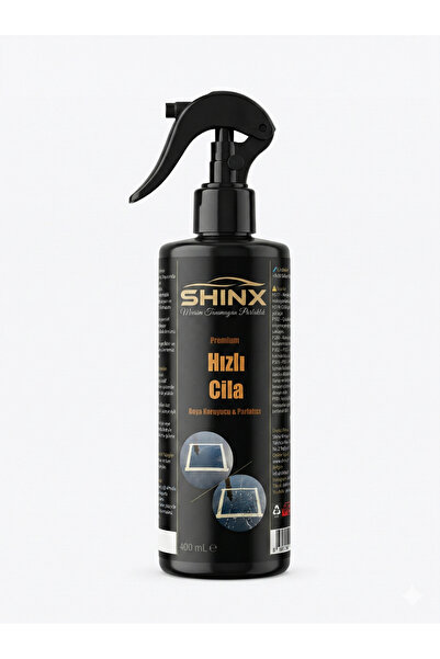 Shinx Hızlı Cila ve Boya Koruma Sprey 400ml - Ultra Parlaklık ve Su İtici Sıv...