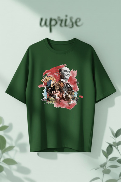 Vordevia T-Shirt - Πράσινο - Oversize