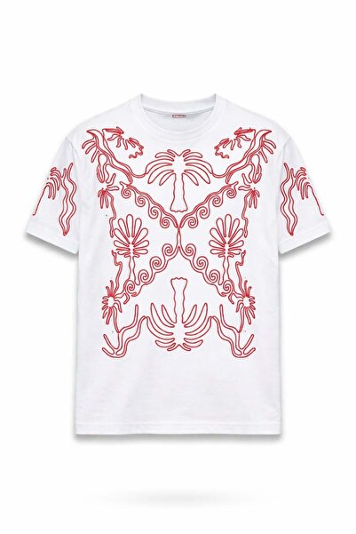 5in1Canpolat T-Shirt - Λευκό - Κανονική εφαρμογή