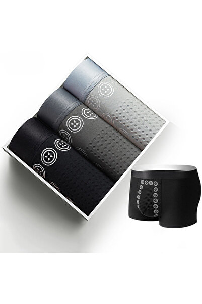 Beauty Collection 3'lü Erkek Boxer Nefes Alabilen Terletmeyen Glad and Comfor...
