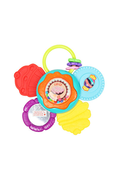 LITTLE ANGEL Baby Rattle Teether Activity Toy – Candy Design