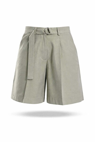 5in1Canpolat Σορτς - Χακί - Υψηλή μέση