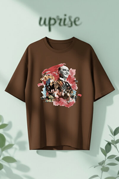 Vordevia T-Shirt - Καφέ - Oversize