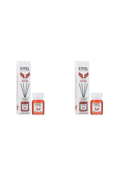 Eyfel Set 2x Odorizant de camera cu bete Eyfel, Red Dragon, 120 ml