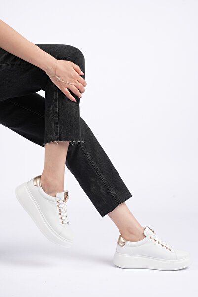 Cefi Shoes حذاء باريس جلد أصلي نسائي حذاء رياضي مريح وناعم للاستخدام اليومي