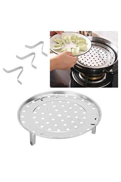 BULUT 24 cm pişirme standı buhar rafı paslanmaz Çelik buhar tutucu tepsi raf ...