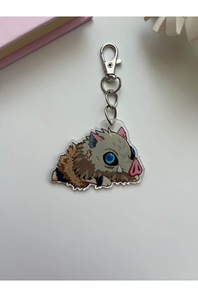 Hara Company Breloc / Ornament pentru geantă Demon Slayer Anime Inosuke v2