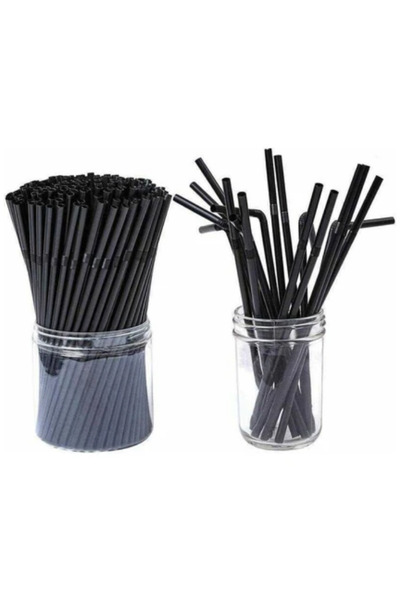Merpak Ambalaj Kalın Pipet 50'li x 5 Paket(250 Adet) Jelatinli Sargılı Pipet Frozen Körüklü Pipet
