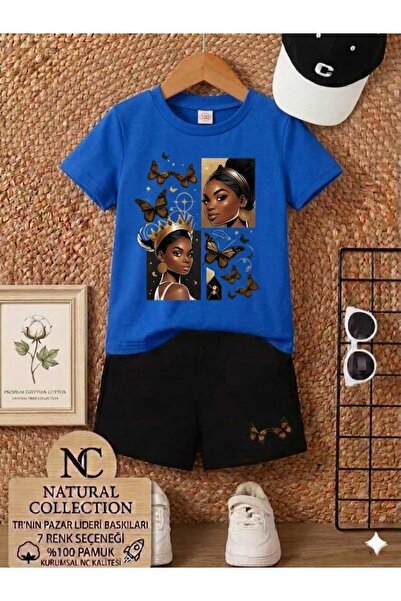Nice Clothes Tricou și pantaloni scurți de vară pentru copii, unisex (imprime...