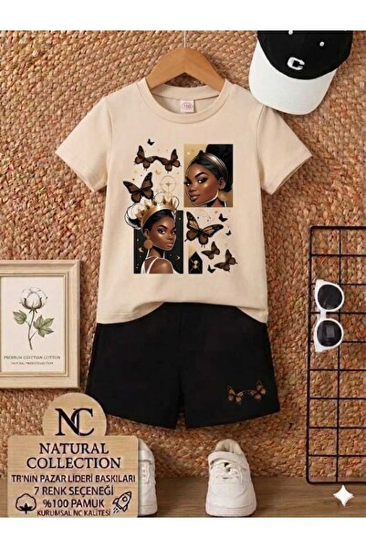 Nice Clothes Tricou și pantaloni scurți de vară pentru copii, unisex (imprime...