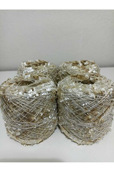kartopya Krem Kelebek Örgü İpi 400 Gr(4X100 gr)
