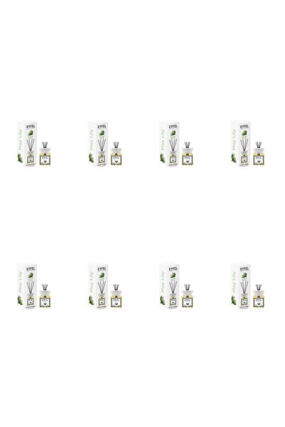 Eyfel Set 8x Odorizant de camera cu bete Eyfel, Lacramioare, 120 ml
