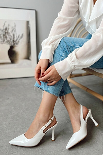 POLKA STORE Γόβες - Λευκό - Απογευματινό / Καθημερινό