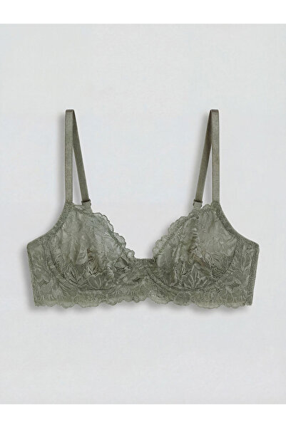 LC Waikiki Rmz Gi̇yi̇m Farkiyla Underwire Non-Padded Lace T-Shirt Bra