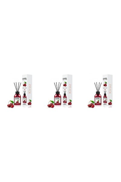 Eyfel Set 3x Odorizant de camera cu bete Eyfel, Cirese, 120 ml