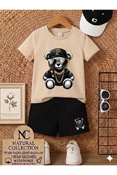 Nice Clothes Tricou și pantaloni scurți de vară pentru copii, unisex (imprime...