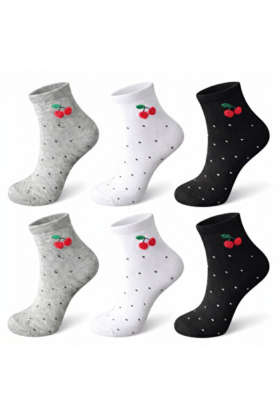 Barinoska 3-Piece Women's Ankle Socks 88% Cotton Seamless Non-Slip Sole Daily...