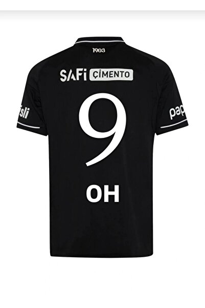 Forma OH-9 - Bêşiktâş./ 25-26 Yeni Sezon SİYAH POLO YAKA Yetişkin Forması