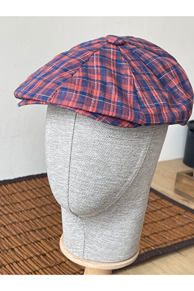 Rupen Kraft Καλοκαιρινό λινό καπέλο Peaky Blinders με επένδυση και ελαστικό σ...