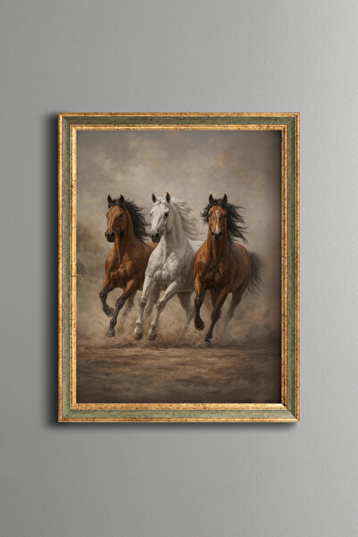 epiqart Run of Freedom – Vintage Patterned Frame – Slim Model