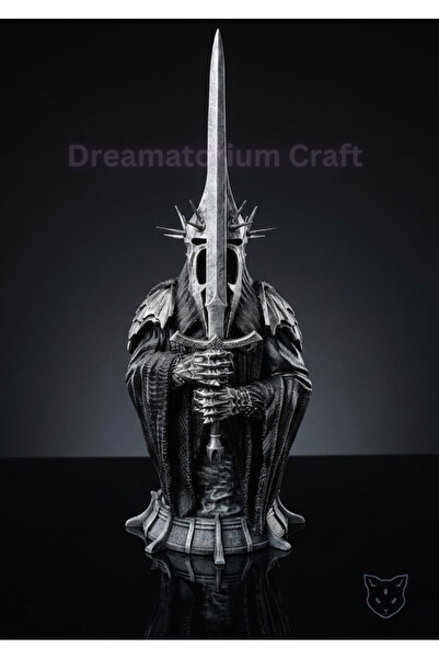 Dreamatorium Craft Yüzüklerin Efendisi Witch King Büst – Nazgul Lordu