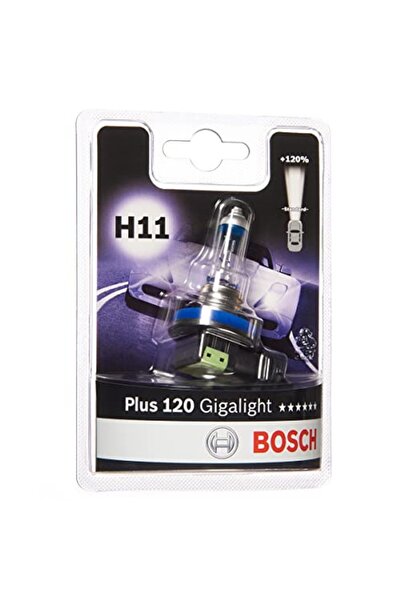 Bosch H11-55 W AMPUL - PLUS 120 GIGALIGHT - 12V PLUS 120 GIGALIGHT