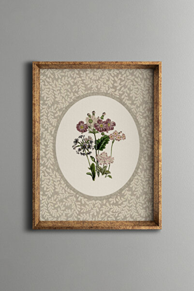 epiqart Elegant Floral Detail – Vintage Patterned Frame – Slim Model