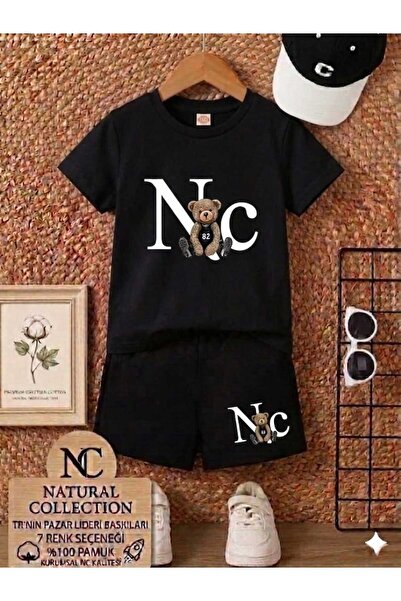 Nice Clothes Tricou și pantaloni scurți de vară pentru copii, unisex (imprime...