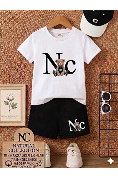 Nice Clothes Tricou și pantaloni scurți de vară pentru copii, unisex (imprime...