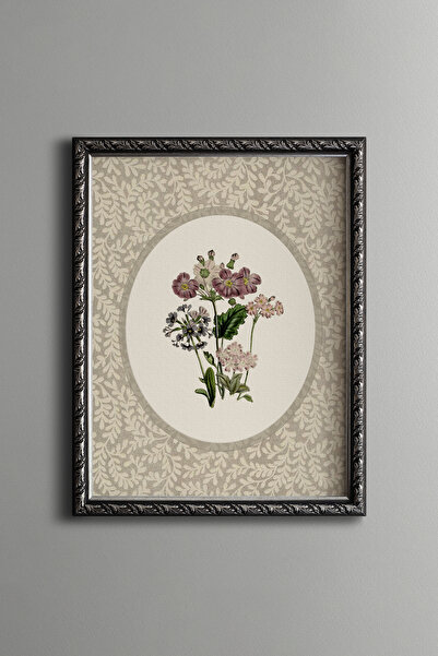epiqart Elegant Floral Detail – Vintage Patterned Frame – Slim Model
