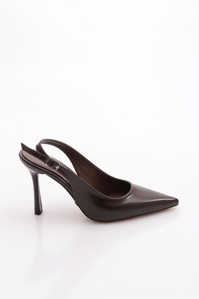 DGN Γόβες με ψηλό τακούνι - Καφέ - Ψηλά τακούνια (10 cm και άνω)