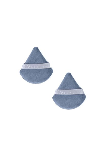 CMBeauty Powder Puff Sponge Set, 2 Pieces, Bake and Sculpt, Gray
