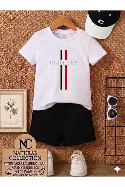 Nice Clothes Σετ δύο τεμαχίων - Λευκό - Σύντομο