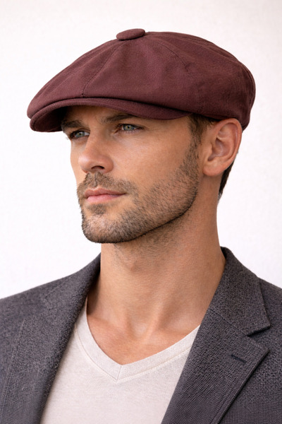 Rupen Kraft Καλοκαιρινό λινό καπέλο Peaky Blinders με επένδυση και ελαστικό σ...