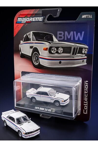 Majorette BMW 3.0 CSL 1975 Vintage Deluxe Koleksiyon Serisi 1:64 Ölçek Metal ...