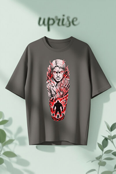 Vordevia T-Shirt - Γκρι - Oversize