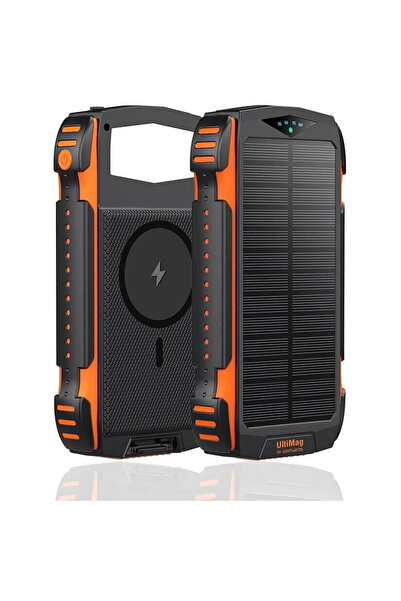 4smarts Baterie solara externa, Rugged TitanPack UltiMag 20000 mAh, negru