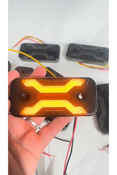 AHMET OTOMOTİV FÜME DARK MODEL SARI-TURUNCU LED LAMBA