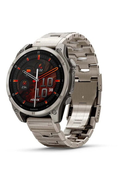 Garmin Smartwatch Fenix 8 3.56 cm (1.4 " AMOLED 47 mm Digital 454 x 454 ...