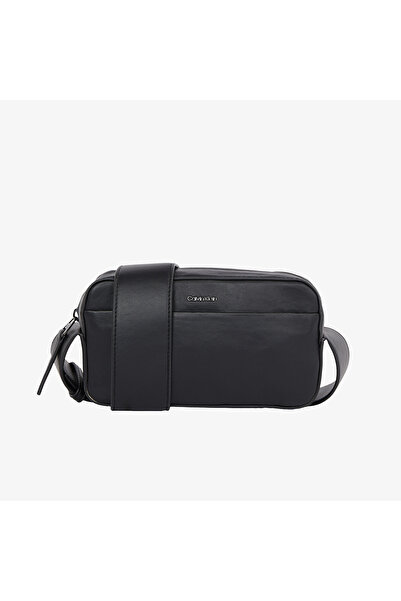 Calvin Klein Refined Camera Erkek Siyah El Çantası