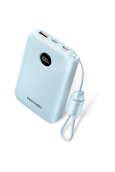 Vention Baterie externă 10000mAh 2xUSB-C 1xUSB-A 22.5W, albastru