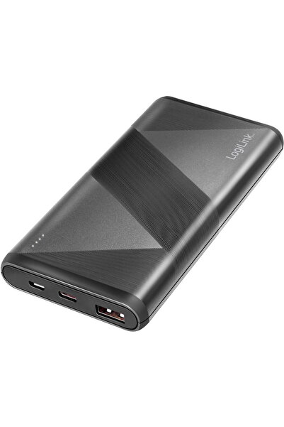 LogiLink Baterie externă 10000 mAh, 1x USB-A QC 3 &amp;   1x USB-C PD 2