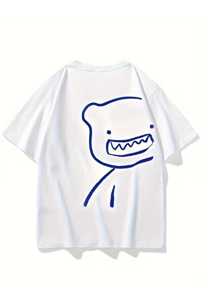 AEMİ T-Shirt - Λευκό - Oversize