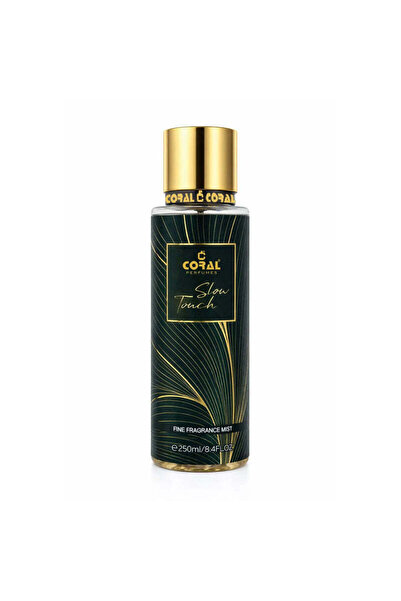 CORAL PERFUMES Coral Slow Touch Fragrance Mist For Unisex - 250ML | Unisex Citrus Floral Scent with Lemon, Jasmine & Sandalwood | Long-Lasting & Elegant Body Mist | For Men & Women