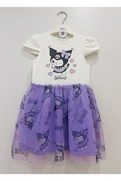 Neva Baby Boutique فستان توتو من التول المطبوع باللون الأبيض للفتيات الصغيرات...