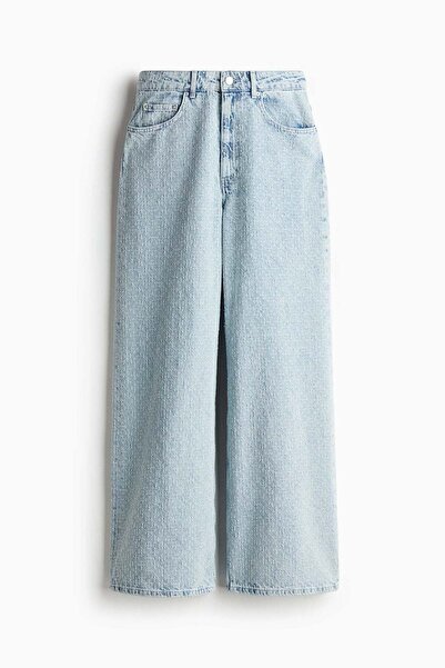 H&M Bouclé denim jeans