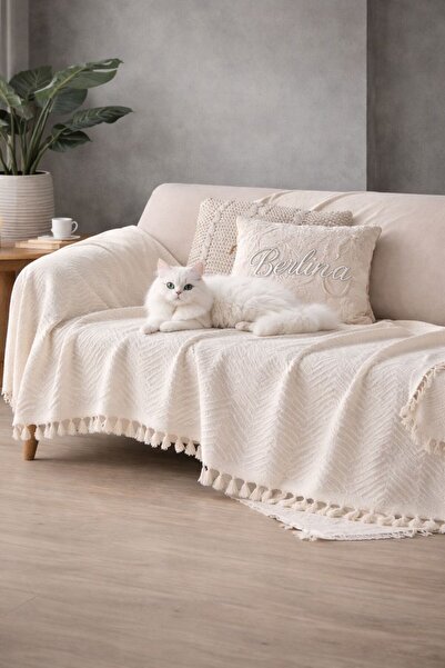 Sheri Home Berlina Koltuk Örtüsü Kaymaz Kumaş Özelliği 180 X 200 Cm PiKE88821...