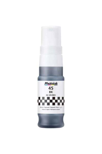 PHOTOINK Canon GI45/GX1040/GX2040 Siyah Mürekkep 70 ML