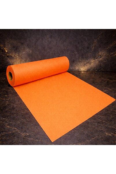 Kuzey High Quality 30 Meters Orange Tela Fabric Orange Fiber Fabric 70 cm Wid...