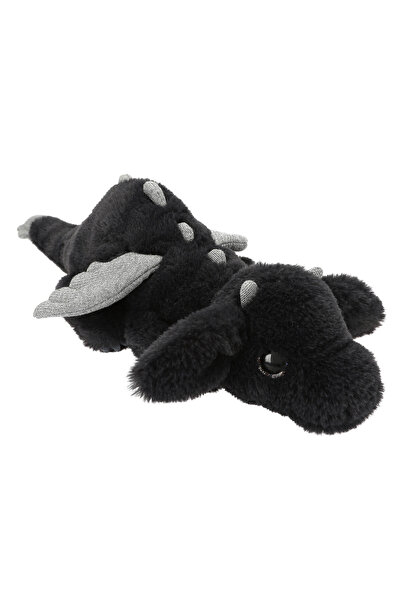 TREND Dragon de pluș negru 12cm